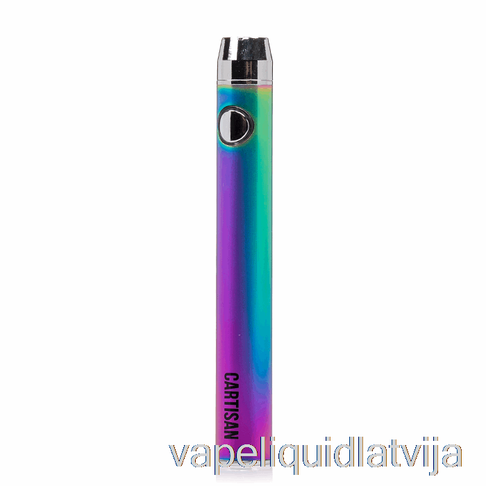 Cartisan Button Vv 900 Dual Charge 510 Akumulators [mikro] Rainbow Vape šķidrums